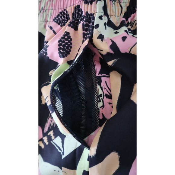 adidas HC1826 Women's Sz XL Black Farm Rio All Over Print Woven Shorts - Picture 5 of 10